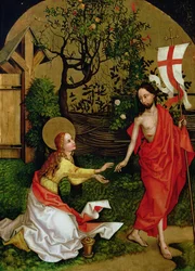 Retablo de los dominicos: Noli Me Tangere, c.1470-80